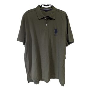 U.S. Polo Assn. Green Polo Shirt. Size 2XL/2TG. NWT.